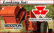New and Used Hesston and Massey Ferguson Equipment